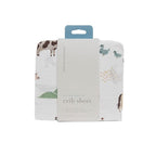 Little Unicorn Premium Crib Sheet | Breathable & Super-Soft Muslin Fabric (Farmyard)