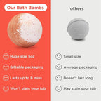 Superhero Bath Bombs for Kids with Surprise Toys Inside (6 Pack) - Large Bubble Bomb Fizzies for Boys, Girls, & Toddlers - Fruity Scents, Relaxing Aromas, Made in USA, Birthday Gift by Two Sisters