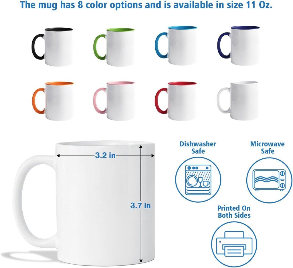 Personalized Grandpa EST 2026 Accent Mug Gift For New Grandad Grandfather, Customized Promoted To Grandpa White Coffee Mug 11 Oz 15 Oz, Pregnancy Announcement Travel Cup Gift For Pawpaw From Family