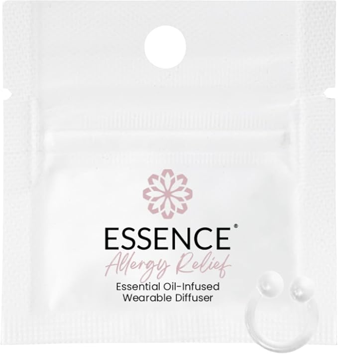 Essence Wearable Aromatherapy Nasal Diffuser – Allergy Relief Essential Oil Nose Ring – Personal Scent Clip for Travel, Work & Everyday Use – Made in USA