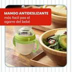 Botabee Baby Bottle Handle Grip for Comotomo 5 Ounce and 8 Ounce Silicone Bottles - Pack of 3 (Green)