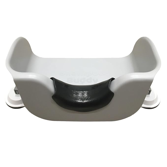 Shampoo Buddy Portable Hair Wash Basin for Children, Toddlers, Kids, Teens | Portable Shampoo Bowl for use on Bathtub or Sink (Light Grey)