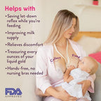 NatureBond Silicone Breast Pump with lid, Stopper, Strap, Pouch. Breastfeeding Essential Premium All in 1 Set. 3.4oz 100ml (Premium All-in-ONE)