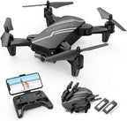 DEERC D20 Mini Drone for Kids with 720P HD FPV Camera Remote Control Toys Gifts for Boys Girls with Altitude Hold, Headless Mode, One Key Start Speed Adjustment, 3D Flips 2 Batteries, Black