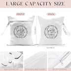 Girls Trip Gifts Wet Dry Bag, Beach Bag Wet Bag Favors, for Swimsuit Toiletry Travel Essentials For Women Aloha Bags, Beach Travel Gym Laundry bags for Dirty Diaper Swimsuit Gifts (White)