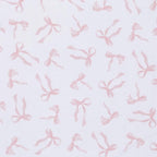 Lambs & Ivy Coquette Bows Aesthetic Pink Cotton Baby Fitted Crib/Toddler Sheet