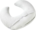 Nursing Pillow, Plus Size Breastfeeding Pillow Original Support for Baby Boys Girls Breastfeeding Essentials, with Removable Soft Cotton Cover (Light Grey, Large (25.59*20.08*6.30 Inches))