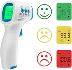HoMedics Non-Contact Infrared Forehead Thermometer, Clinically Proven Fast Accurate Results, High-Fever Alert with 4-in-1 Readings