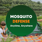 Mosquito Repellent, Plant-Powered Mosquito Repellent, Safe & Effective Mosquito Repellant Outdoor, Mosquitoes Repellent for Travel Hiking Camping-2 Packs & 4 Oil Reservoirs