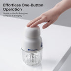 Bc Babycare Baby Food Maker-Baby Food blender for Fruit, Vegatable & Meat,Mini Food Processor for Potatoes, Grapes & Strawberries,White,10oz