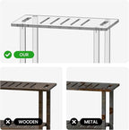 Sumerflos Acrylic Shower Bench for Inside Shower - 24.02" L x 12.99" W x 18.31" H Bathroom Shower Stool with Storage Shelf Heavy Duty (Hold Up to 400lbs) for Shaving Legs Waterproof Non-Slip