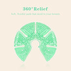 Hot/Cold Breast Gel Bead Ice Packs Breast Cooling/Heat Pads Relief for Breastfeeding, Nursing Pain, Mastitis, Engorgement, Swelling, Plugged Ducts | Boost Milk Let-Down & Production,2 Pack (Green)
