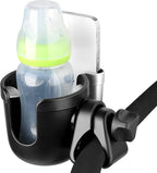Accmor Stroller Cup Holder with Phone Holder, Bike Cup Holder, Universal Cup Holder for Uppababy Nuna Doona Strollers, 2-in-1 Cup Phone Holder for Stroller, Bike, Wheelchair, Walker, Scooter