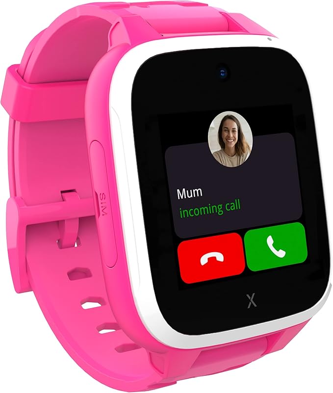 XPLORA XGO 3 - Watch Phone for Children (4G) - Calls, Messages, Kids School Mode, SOS Function, GPS Location, Camera and Pedometer – (Subscription Required) (Pink)