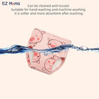 EZ Moms 6 Packs Potty Training Underwear for Girls 100% Cotton Absorption Padded Toddler Training Underwear Girls 3T Leakproof Reusable Kid Confident Toddler Panties Pee Pants with Potty Sticker Chart