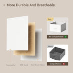 Changing Table Dresser, Baby Dresser with 3 Fabric Drawers and 2 Shelves, Multi-Functional Baby Changing Table with Pad, Classic Nursery Dresser, Diaper Changing Station for Nursery, White