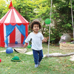 Edushape Sensory Ball for Baby - 7” Solid Primary Color Baby Ball That Helps Enhance Gross Motor Skills for Kids Aged 6 Months & Up - Pack of 1 Vibrant Colorful and Unique Textured Ball for Baby