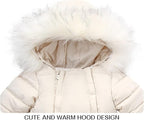 Baby Girl Winter Snowsuit Toddler Jacket Clothes For Boy Infant Jumpsuit Hoodied