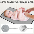 LOVEVOOK Diaper Bag Backpack, Baby Bag with Changing Station, Large Diaper Backpack for Mom Dads, Waterproof Mommy Bag for Boy and Girl, Travel Essential Baby Shower, Black-Beige