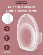 Momcozy Mobile Style | M6 Flange 24mm & Milk Collector, Original Mobile Style | M6 Breast Pump Replacement Accessories