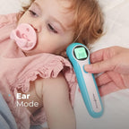 Forehead & Ear Thermometer for Mom & Baby, 1 Second Readings, Fever Alert, Automatic Switch Between oC/of