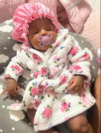 AKISS Baby Infant Newborn Toddler Satin Silk Hair Bonnet for Baby Girl Boy Sleeping Kids Cap Hat