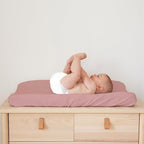 Sorrel + Fern Baby Changing Pad Cover 2-Pack for Girls (Juliette) - Premium Fitted Sheets Baby Diaper Changing Table Cover - Buttery Soft Cotton Blend