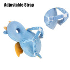 PandaEar Baby Head Protection Backpack, Toddler Walking Head Protector, Adjustable Head Protector Pad Safety Cushion (Blue)