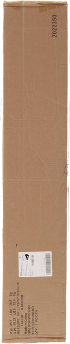 Amazon Basics Kids Kitchen Set, Play Kitchen Toy Playset for Toddlers, Preschoolers, 39"L x 11.8"W x 39"H, White & Gray