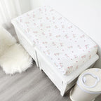 Changing Pad Cover for Girls 4 Pack, Comfy & Breathable Changing Table Cover for 32''x16" Changing Table Pads, Diaper Changing Pad Cover, Pink