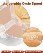 NCVI Electric Breast Pump 8116, Customizable Suction, Speed & Mode, 4400mAh Rechargeable Hospital-Grade Portable Pump with LED Display & Night Light, Quiet & Comfortable for Efficient Breastfeeding