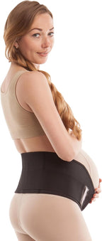 Gabrialla Made in USA Pregnancy Belly Band, Soft & Breathable Maternity Belly Band – Pregnancy Belt for Back, Pelvic & Waist