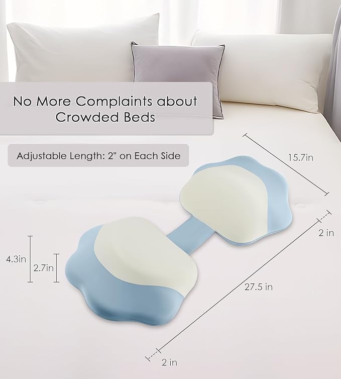Pregnancy Pillows for Sleeping, Memory Foam Maternity Pillow Support for Back Belly HIPS, Adjustable Travel Wedge Pillow for Pregnant Women, Side Spleeping Pregnant Pillows with Cooling Pillowcase