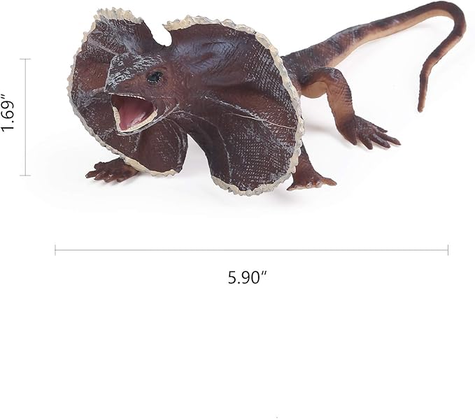 UANDME 8pcs Lizard Animal Figurines Realistic Reptile Animal Figures Chameleon Prank Props Scary Toy Playset Wilde Life Creatures