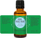 Edens Garden Focus, Focus, Focus Essential Oil Blend- 100% Pure Premium Grade, Undiluted, Natural, Therapeutic, Aromatherapy, The Best for Kid Safe, Humidifiers, Skin 30 ml (1 fl oz)