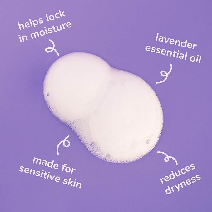 Arau Baby Foam Body Soap Lavender Scent, Natural Plant Based Baby Wash, No Artificial Fragrance or Additives, Gentle for Baby’s Sensitive Skin, Nourishing and Easy Rinse (15.21 Fl Oz)