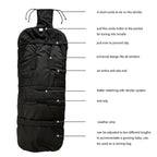 Length Ajustable Waterproof Stroller Winter Cover for All Stroller, Universal Stroller Winter Bunting Bag XL,Good for Infant to Y5 pre-School Kids