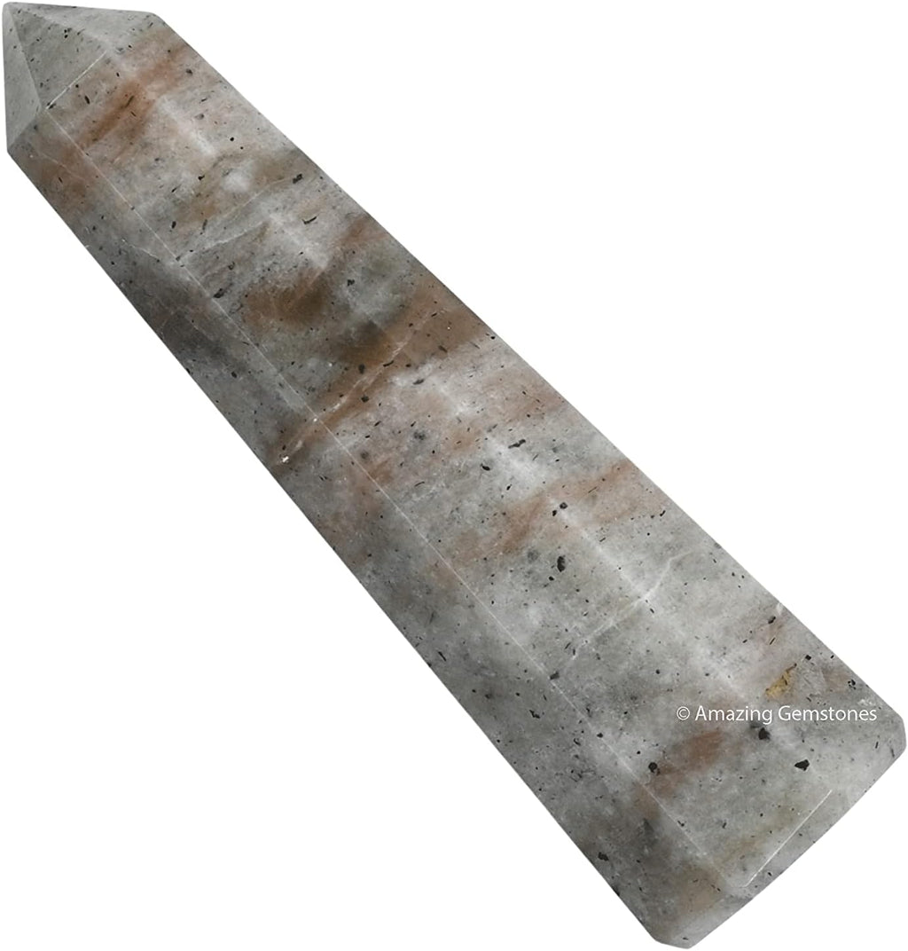 Amazing Gemstone Chrysoberyl Cats Eye Crystal Towers - Natural Healing Crystal Point Obelisk for Reiki Healing and Crystal Grid (2 Inch to 3 Inch)