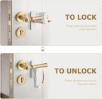 Child Proof Door Lever Lock - Door Locks for Kids Safety - Door Knob Child Proof - Baby Proofing 3M Adhesive - Door Handle Child Proof - White Baby Safety Locks for Toddlers - 2 Pack