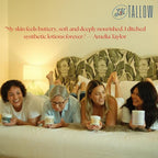 Whipped Tallow 24oz - All Natural Face Cream + Whole Body Moisturizer for Dry Skin - Made With Scented Oil Blend - No Preservatives, Parabens or Seed Oils - USA Made (Vanilla)