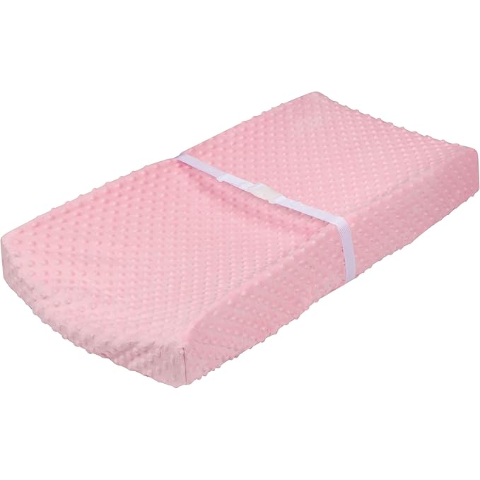 Gerber Baby Boys Girls Neutral Newborn Infant Baby Toddler Nursery Changing Pad Cover, Pink, 16" x 32"