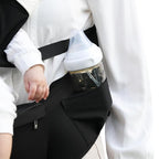 Bebamour Baby Carrier with Hip Seat,All-Position Breathable Mesh Hip Seat & Carrier 0-36Months with Head Hood, 3 PCS Teething Pads, Waist Extender,Storage Bag & Pacifier Case (Grey)