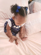 Baby Hair Ties with Bows,50pcs 2inch Baby Hair Bows Durable Rubber Bands Ponytail Holders Toddler Essential Hair Accessories for Infants Baby Girls in Pairs