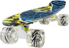 Skateboards Complete 22 Inch Mini Cruiser Retro Skateboard for Kids Boys Youths Beginners