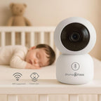 Primo Passi Smart Wi-Fi Baby Monitor with 5" HD Display, Night Vision, Two-Way Audio, Temperature Sensor, and App Access for iOS & Android