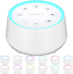 EasyHome Sleep Sound Machine White Noise Machines with 30 Soothing Sounds 12 Adjustable Night Light 10 Adjustment Brightness 32 Levels of Volume 5 Timers and Memory Function Kid Adult Travel