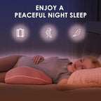 Chilling Home Portable Pregnancy Pillow for Sleeping-Memory Foam Maternity Pillow for Pregnant Women-Travel Wedge Body Pillows-Support for Back, Belly, with Removable Ruby Red,Cooling Cover