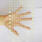 1230 PCS Glow in The Dark Stars Wall Stickers, 3D Adhesive Dots Decor Starry Sky Decor for Kids Bedroom, Beautiful Wall Decals (Blue)