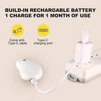 Baby Nail File Electric, Gentle Rechargeable Nail Trimmer, Baby Nail Clippers Grooming Kit Manicure Set for Infant Toddler or Adults, 6 Grinding Head Replacement Pads Yellow