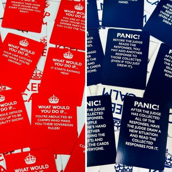 Keep Calm - Hilarious Party Game for Friends and Family - Ideal for Game Night - Ages 17+, 3-8 Players